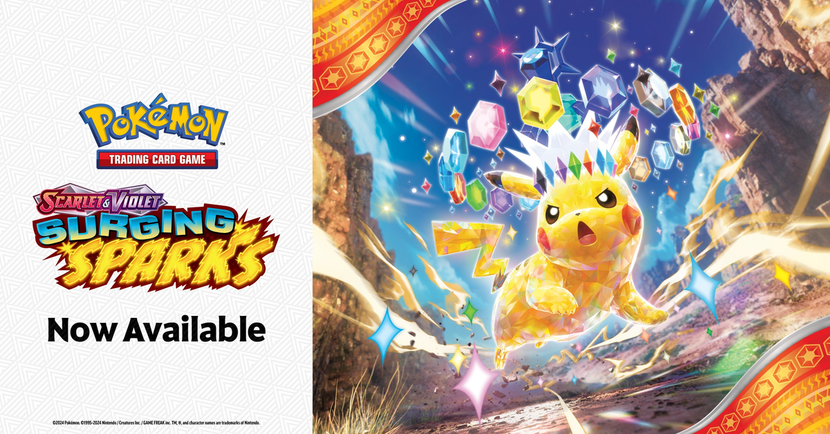 Shop Pokemon Scarlet Violet Surging Sparks At Show Kase Collectibles shop-pokemon-scarlet-violet-surging-sparks-at-show-kase-collectibles