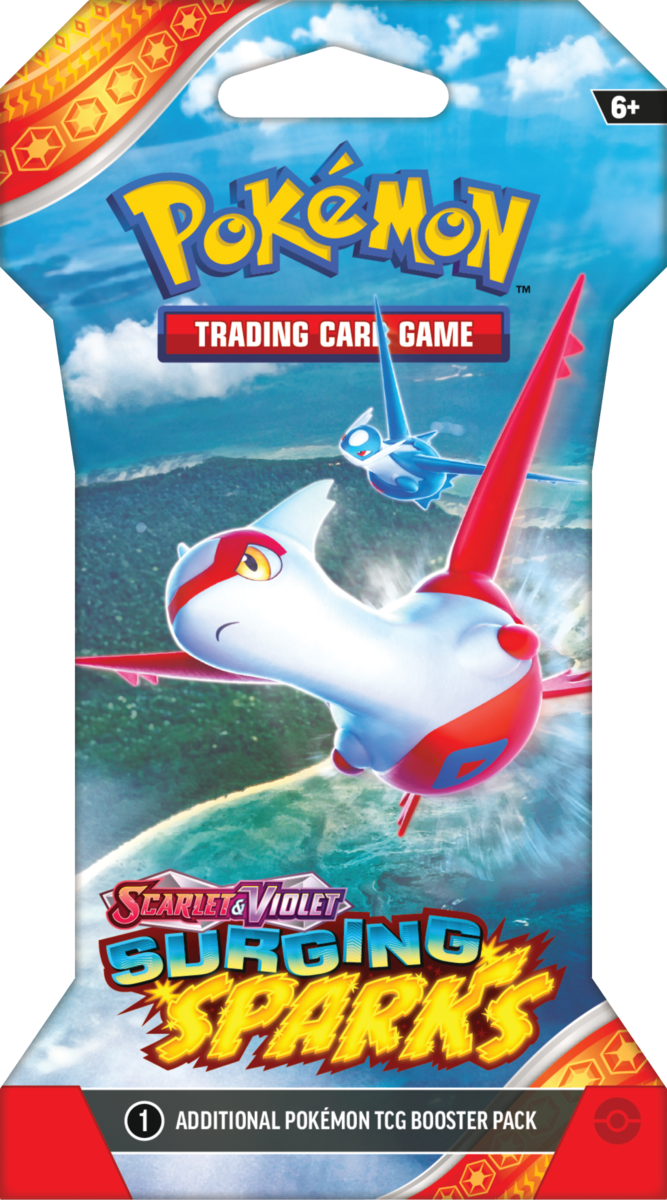 Pokemon: Surging Sparks Sleeved Booster Pack Pokemon: Surging Sparks Sleeved Booster Pack