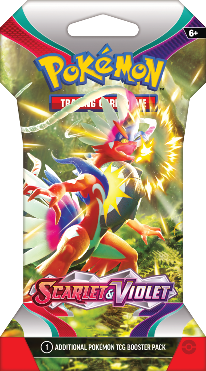 pokémon tcg scarlet & violet sleeved booster pack Pokemon: Scarlet & Violet Sleeved Booster Pack