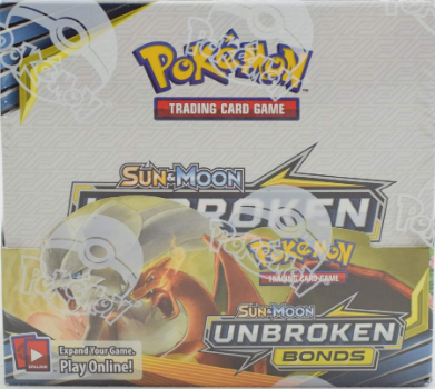 pokemon unbroken bonds booster box reshiram charizard