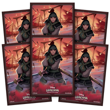 Load image into Gallery viewer, Lorcana: Rise of the Floodborn Sleeves (Mulan/Sisu)