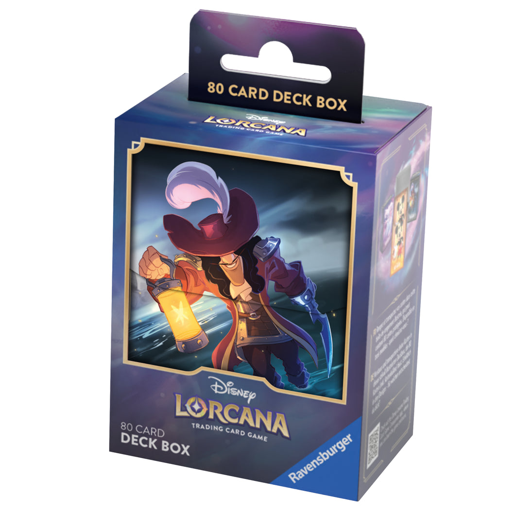Lorcana: The First Chapter Deck Boxes (Captain Hook/Elsa/Mickey)