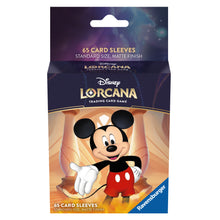 Load image into Gallery viewer, Lorcana: The First Chapter Sleeves (Captain Hook/Elsa/Mickey)