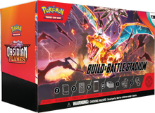 Load image into Gallery viewer, [CLEARANCE] Pokemon: Obsidian Flames Build &amp; Battle &amp; Stadium Boxes