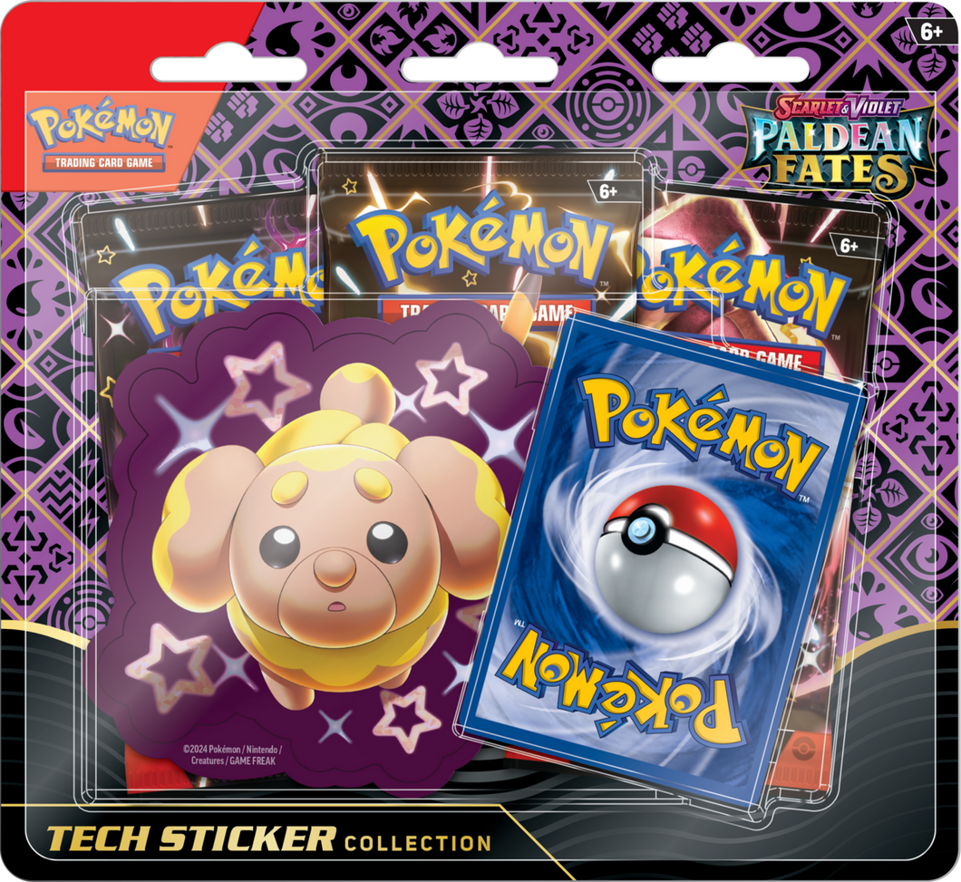 Pokemon: Paldean Fates Tech Sticker Collection