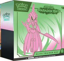 Load image into Gallery viewer, Pokemon: Paradox Rift Elite Trainer Box (Iron Valiant &amp; Roaring Moon)