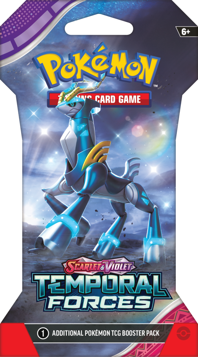Pokémon TCG: Scarlet & Violet – Temporal Forces Booster Bundle – 6 Sealed Packs – English – 2024