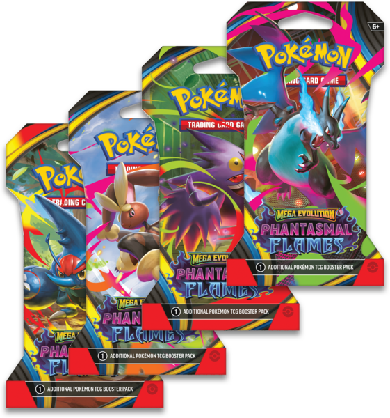 [LIMIT 4] Pokemon: Phantasmal Flames Sleeved Booster Pack