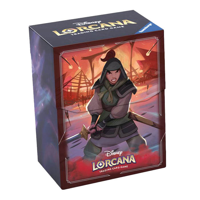 Lorcana: Rise of the Floodborn Deck Boxes (Mulan/Sisu)