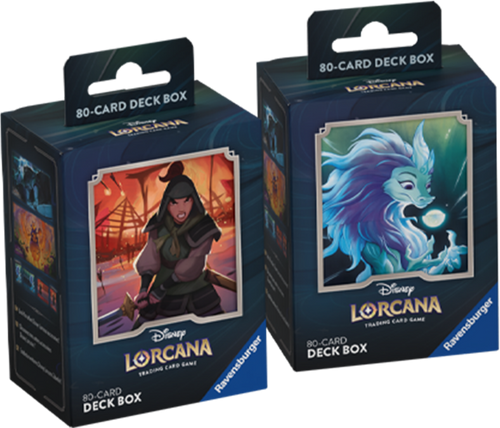 Lorcana: Rise of the Floodborn Deck Boxes (Mulan/Sisu)