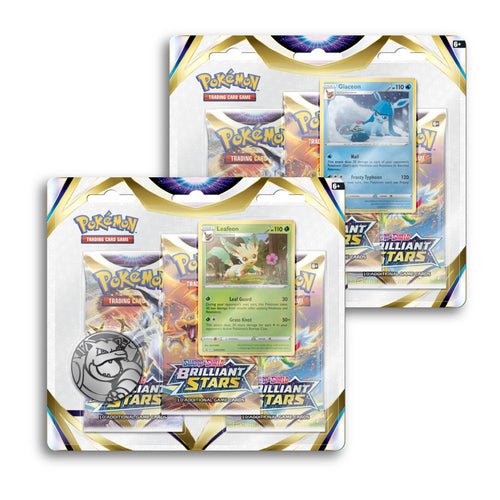 Pokemon: Brilliant Stars 3 Booster Pack Blister (SET OF 2)