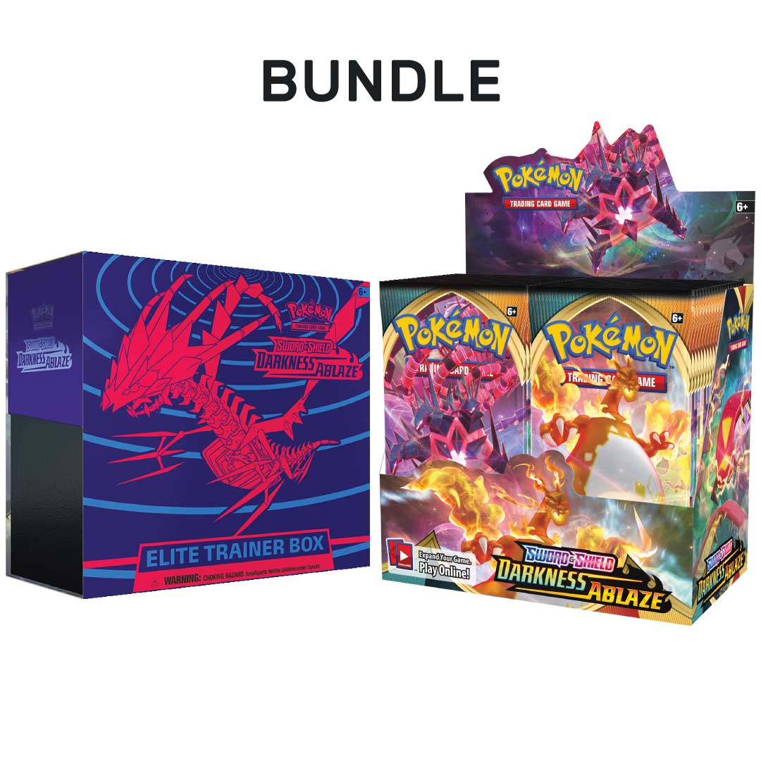 Pokemon: Darkness Ablaze Booster Box + Elite Trainer Box Bundle PREORDER Pokemon: Darkness Ablaze Booster Box + Elite Trainer Box Bundle PREORDER