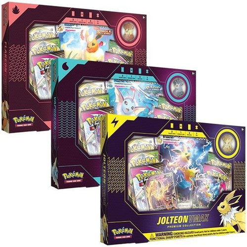 Pokemon: Vapreon, Jolteon, Flareon VMAX Premium Collection