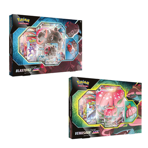 Pokemon: Blastoise & Venusaur VMAX Battle Box