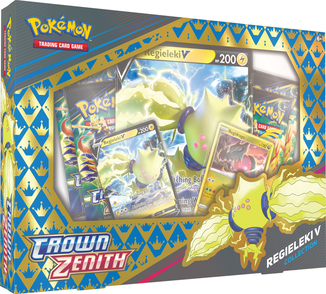 Pokemon: Crown Zenith - Regieleki V & Regidrago V Collection Box