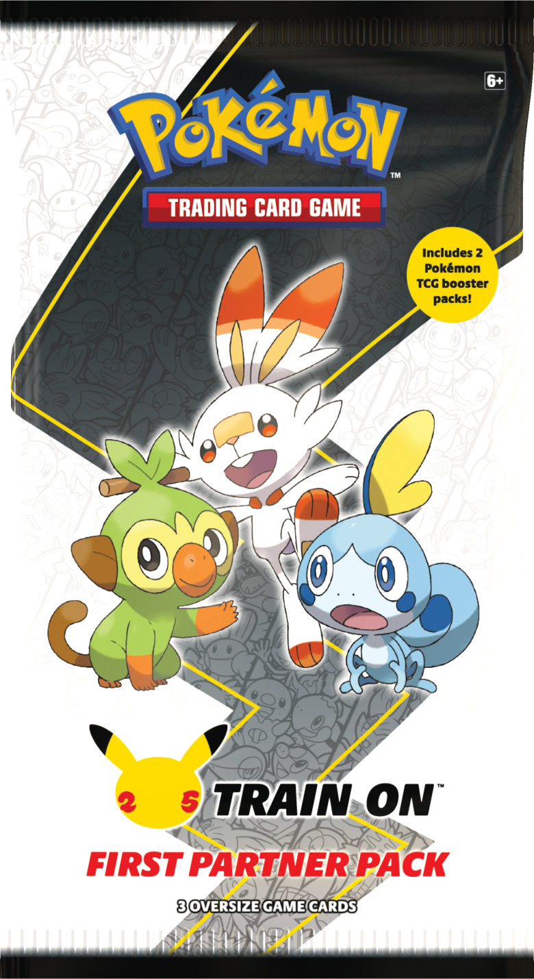 25th anniversary pokemon booster pack Pokemon: First Partner Pack (Galar)