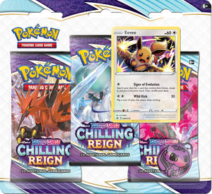 Pokemon: Chilling Reign Blister Pack (Eevee or Snorlax)