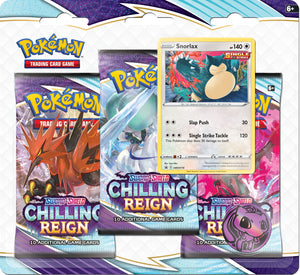 Pokemon: Chilling Reign Blister Pack (Eevee or Snorlax)