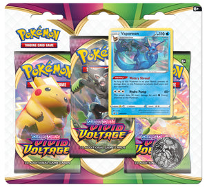 Pokemon Vivid Voltage Blister Pack Vaporeon Preorder