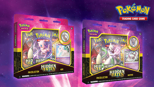 Pokemon Hidden Fates Pin Collection Mewtwo Mew