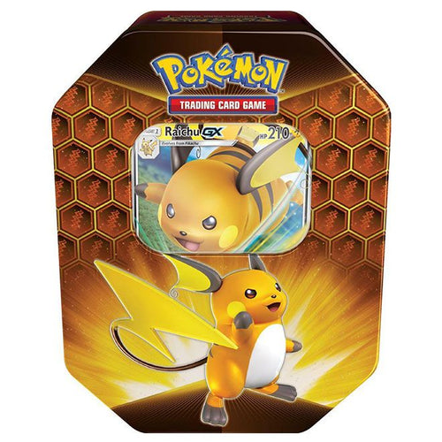 Raichu GX Hidden Fates Tin